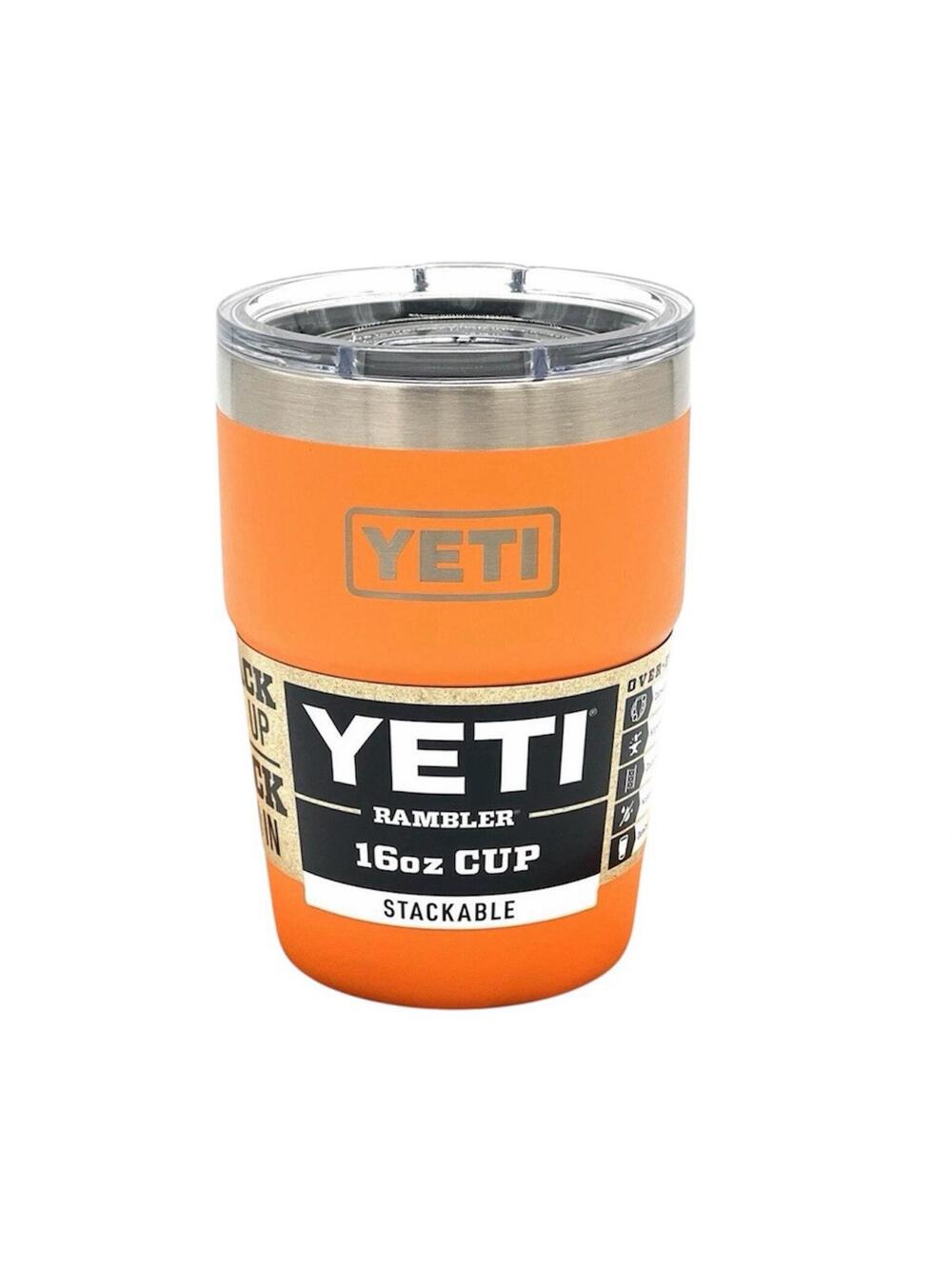 YETI Rambler 16oz Stackable Cup - Orange